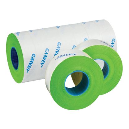 Picture of Garvey Price Marking Labels, Fluorescent Green, 1,200 Labels Per Roll, Pack Of 9 Rolls