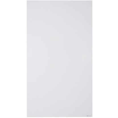 Picture of Quartet InvisaMount Vertical Glass Dry-Erase Board - 48x85 - 85in (7.1 ft) Width x 48in (4 ft) Height - White Glass Surface - Rectangle - Vertical - Magnetic - 1 Each