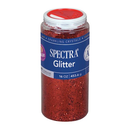 Picture of Pacon Glitter, Shaker-Top Can, Red