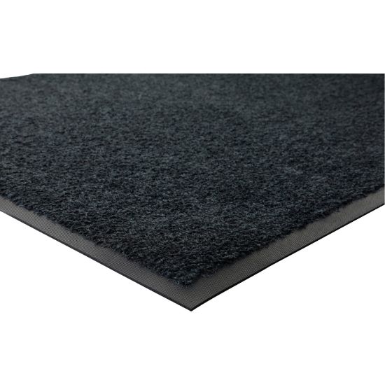 Picture of Genuine Joe Platinum Series Walk-Off Indoor Mat, 4ft x 6ft, Black