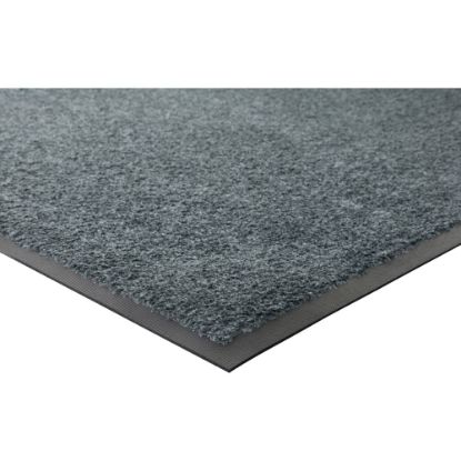 Picture of Genuine Joe Platinum Series Walk-Off Indoor Mat, 4ft x 6ft, Gray