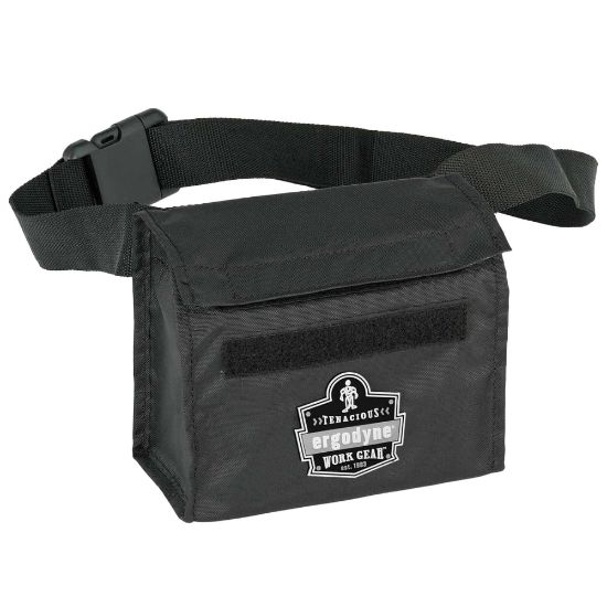 Picture of Ergodyne Arsenal 5180 Respirator Waist Pack, Half Mask, 6inH x 3-1/2inW x 7-1/2inD, Black