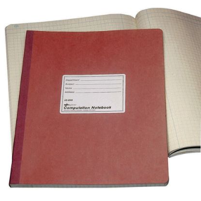 Picture of National Brand 100% Recycled Computation Notebook, 4 x 4 Quad, 11 3/4in x 9 1/4in, 75 Sheets