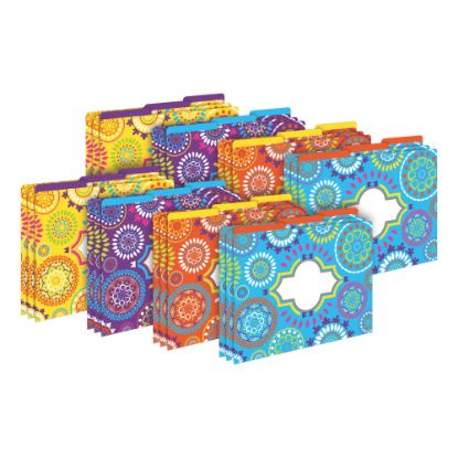 Picture of Barker Creek Tab File Folders, Letter Size, Moroccan, Pack Of 24 Folders