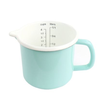 Picture of Martha Stewart Steel Measuring Cup, 8 Oz, Turquoise