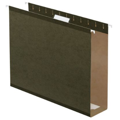 Picture of Office Depot Brand Box-Bottom Hanging File Folders, Legal Size (8-1/2in x 14in), 2in Expansion, Green, Box Of 25