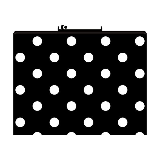 Picture of Barker Creek Tab File Folders, 8 1/2in x 11in, Letter Size, Black-And-White Dot, Pack Of 12