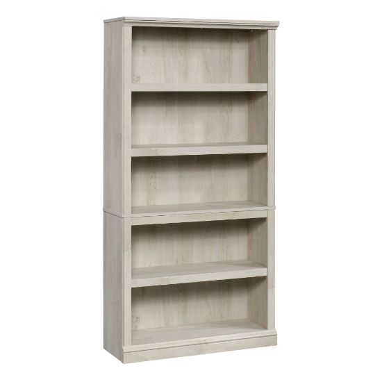 Picture of Sauder Select 69 13/16inH 5-Shelf Transitional Bookcase, Brown/Light Finish, Standard Delivery