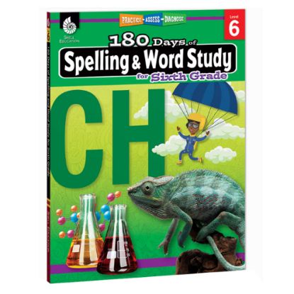 Picture of Shell Education 180 Days Of Spelling And Word Study, 6th Grade