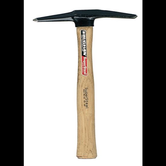 Picture of Welders Chipping Hammers, 11-1/4 in, 12 oz Head, Chisel and Pointed Tip, Hickory Handle