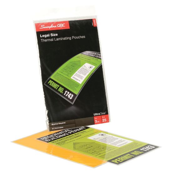 Picture of Swingline GBC UltraClear Thermal Laminating Pouches