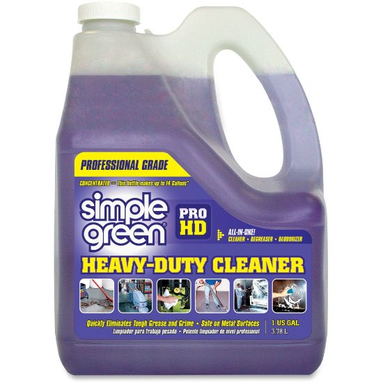 Picture of Simple Green Pro HD All-In-One Heavy-Duty Cleaner - Concentrate Liquid - 128 fl oz (4 quart) - 4 / Carton - Clear