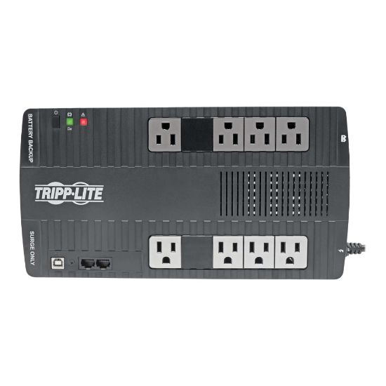 Picture of Tripp Lite UPS 550VA 300W Desktop Battery Back Up AVR Compact 120V USB RJ11