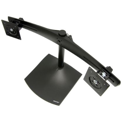 Picture of Ergotron DS100 Dual-Monitor Desk Stand - Up to 62lb - Up to 24in Flat Panel Display - Black