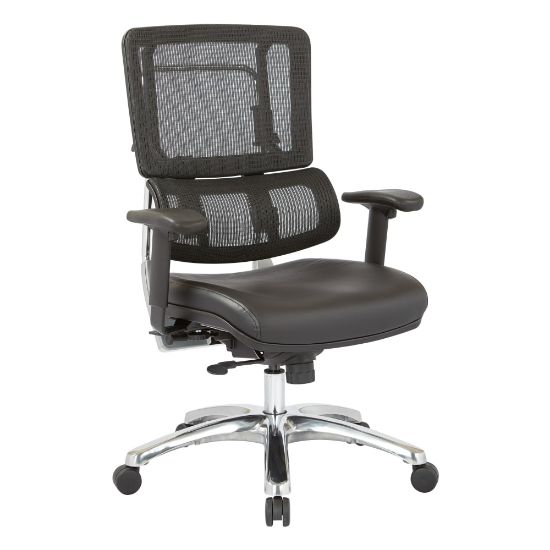 Picture of Pro-Line II Pro X996 Vertical Mesh High-Back Chair, Black/Dillon Black/Shiny Black