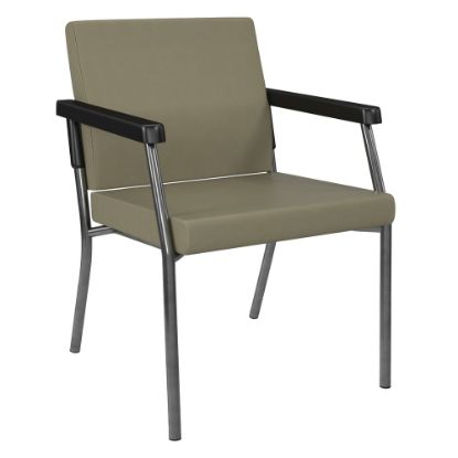 Picture of Office Star Bariatric Big & Tall Guest Chair, Sage/Gunmetal Gray