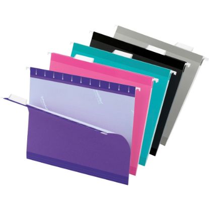 Picture of Pendaflex Premium Reinforced Color Hanging Folders, Letter Size, Assortment #2, Pack Of 25