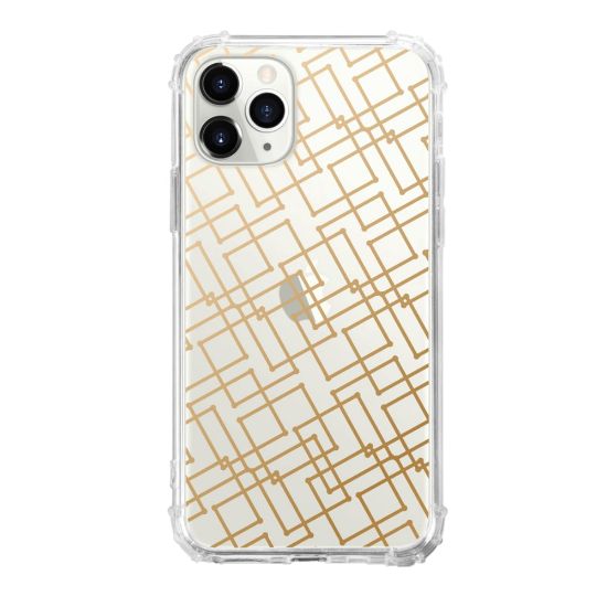 Picture of OTM Essentials Tough Edge Phone Case For iPhone 11 Pro, Geo Gold, OP-ADP-Z120A