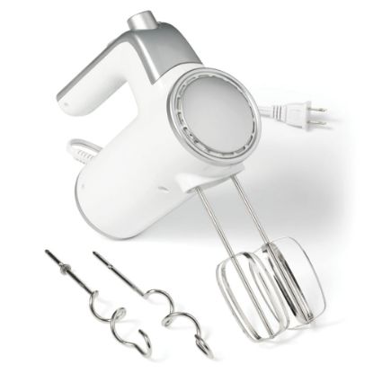 Picture of Starfrit 5-Speed Electric Hand Mixer, 7-31/64in x 3-17/64in, Chrome/White