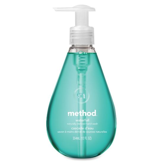 Picture of Method Natural Gel Hand Wash Soap, Waterfall Scent, 12 Oz Bottle