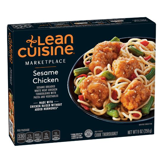 Picture of Lean Cuisine Marketplace Sesame Chicken, 9 Oz, Box Of 3 Meals