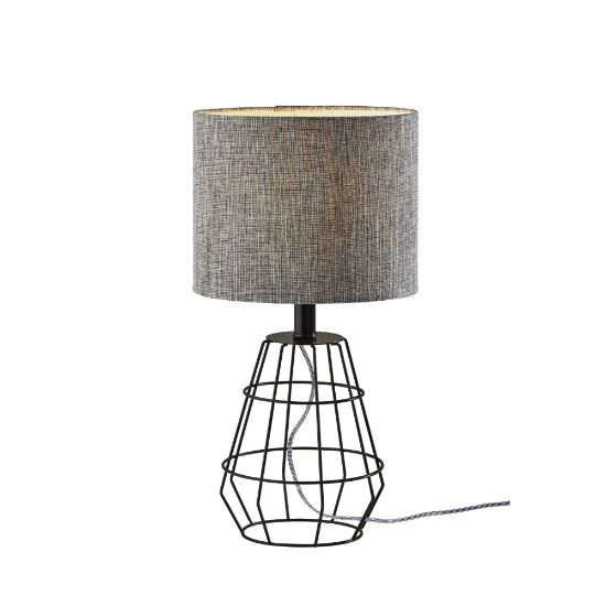 Picture of Adesso Simplee Victor Table Lamp, 19inH, Black/Dark Gray