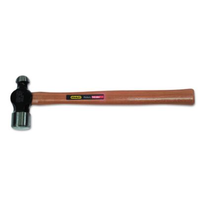 Picture of Ball Pein Hammer, Straight Hickory Handle, 16 in, High Carbon Steel 32 oz Head