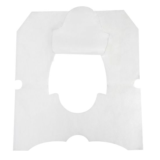 Picture of Hospeco Evogen Paper Toilet Seat Covers, 125 Covers Per Pack, Case Of 24 Packs