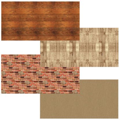 Picture of Pacon Fadeless Bulletin Board Art Paper, 48in x 12ft, Rustic Assortment, Pack Of 4 Rolls