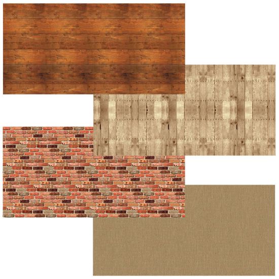 Picture of Pacon Fadeless Bulletin Board Art Paper, 48in x 12ft, Rustic Assortment, Pack Of 4 Rolls