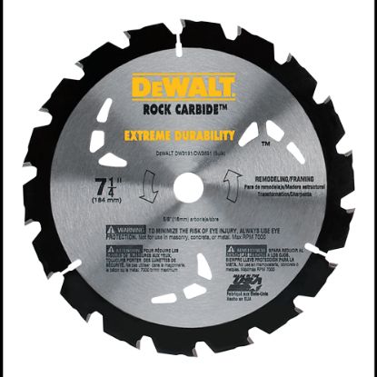 Picture of Portable Construction Saw Blades, 7 1/4 in, 18 Teeth