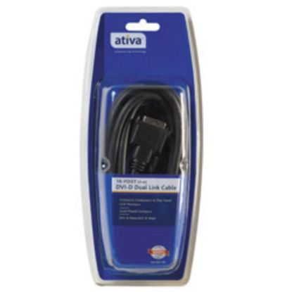 Picture of Ativa DVI-D Dual-Link Cable, 10ft