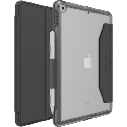 Picture of OtterBox UnlimitEd Carrying Case For Apple iPad (9th Gen), iPad (8th Gen), iPad (7th Gen), Clear, Crystal Black