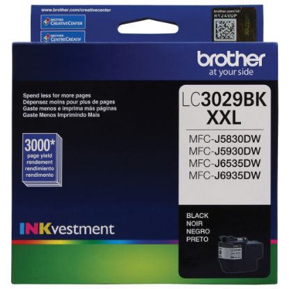 Picture of Brother LC3029 Black Extra-High-Yield Ink Cartridge, LC3029BKS