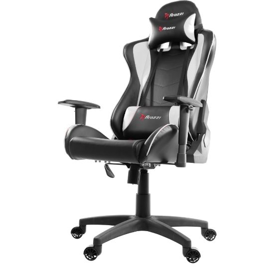 Picture of Arozzi Forte Ergonomic Faux Leather High-Back Gaming Chair, Black