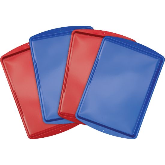 Picture of Barker Creek Learning Magnets, Kidboards, 9inH x 13inW, Red/Blue, Grades Pre-K To 6, Set Of 4 Magnets