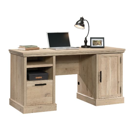 Picture of Sauder Aspen Post 59inW Computer Desk, Prime Oak