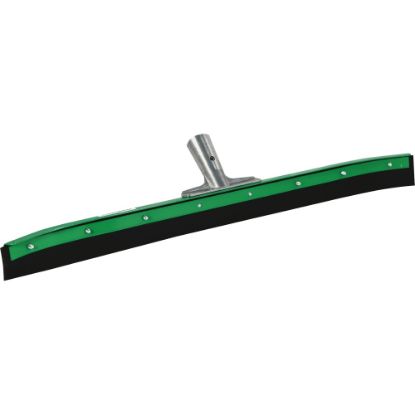 Picture of Unger AquaDozer 36in Heavy Duty Curved Floor Squeegee - 36in Rubber Blade36in Length - Heavy Duty, Durable, Sturdy - Black, Green - 6 / Carton