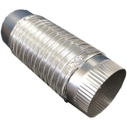 Picture of Builders Best 4in x 2ft Semi-Rigid Push-Fit Duct, Silver, BDB111564