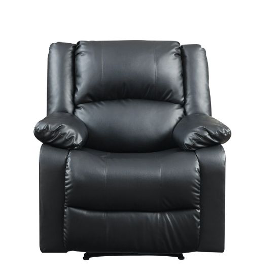 Picture of Lifestyle Solutions Relax A Lounger Price Faux Leather Manual Recliner, Black