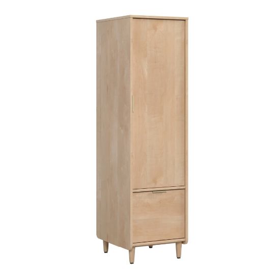 Picture of Sauder Clifford Place 16inW Storage Cabinet With Letter-Size Lateral File, Natural Maple