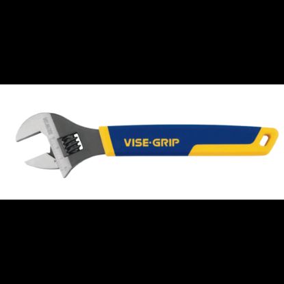 Picture of Vise-Grip Adjustable Wrenches, 12 in Long, 1-1/2 in Opening, Chrome