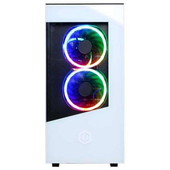 Picture of CyberPowerPC Gamer Xtreme GXi1280V4 - Mid tower - Core i5 11600KF / up to 4.9 GHz - RAM 16 GB - SSD 500 GB - NVMe - GF RTX 3060 - Gigabit Ethernet - 802.11a/b/g/n/ac - Win 10 Home 64-bit - monitor: none - white