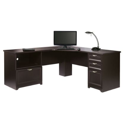 Picture of Realspace Magellan Performance 71inW L-Shaped Corner Desk, Espresso