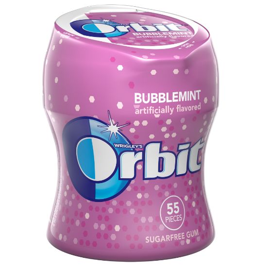 Picture of Orbit Bubblemint Gum Bottles, 2.70 Oz