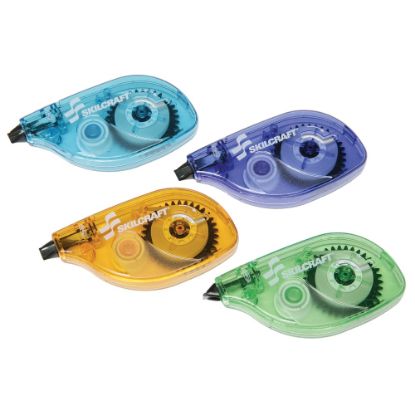 Picture of SKILCRAFT Single Line Correction Tape, Pack Of 4