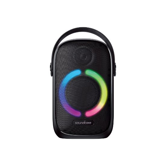 Picture of Soundcore Rave Neo - Party speaker - for portable use - wireless - Bluetooth - App-controlled - 50 Watt - 2-way - black