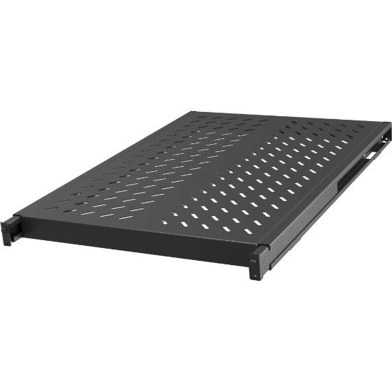 Picture of Vertiv 1U Depth Adjustable Fixed shelf 250Lbs Black - 1U Rack Height x 19in Rack Width x 33.60in Rack Depth - Rack-mountable - Black - Metal - 248.02 lb Maximum Weight Capacity