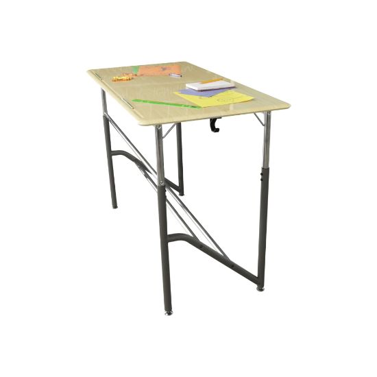 Picture of VARIDESK Stand2Learn Double K04 - Table - rectangular - available in different colors