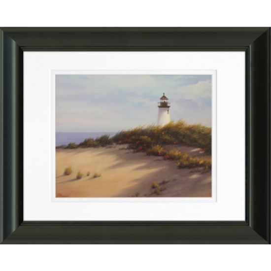 Picture of Timeless Frames Addison Framed Coastal Artwork, 11in x 14in, Black, Lighthouse